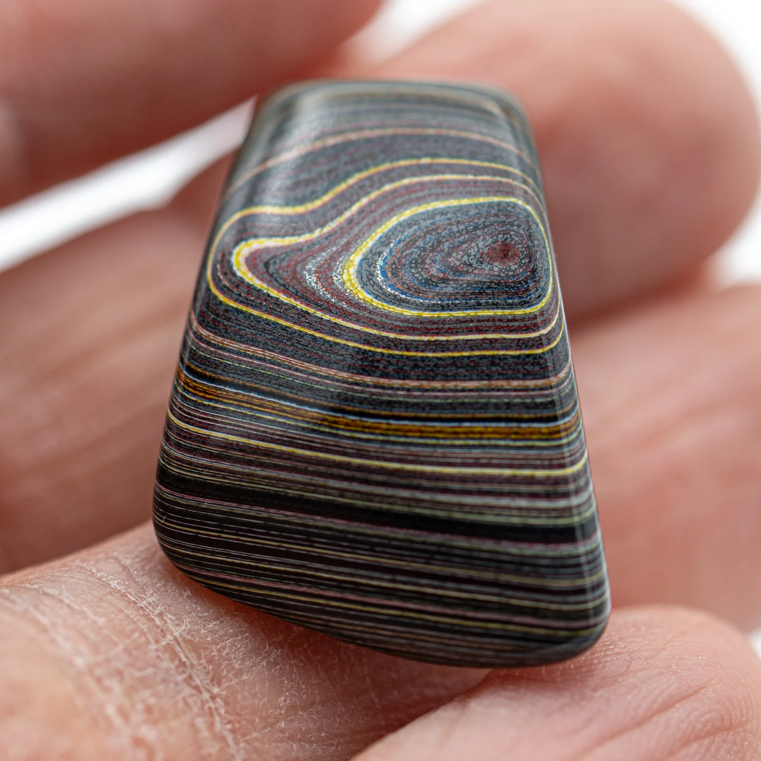 Polished Corvettite - SOLD 1.128" Piece - Image 4