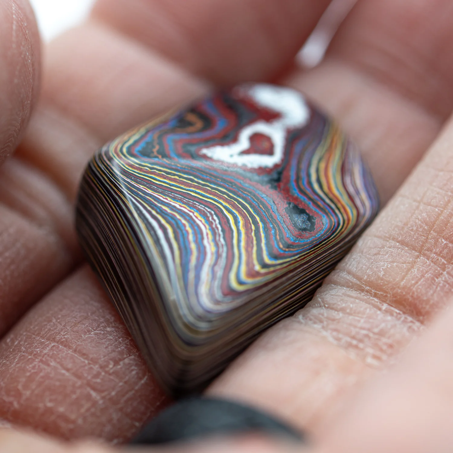 Polished Corvettite - SOLD 1.208" Piece - Image 3