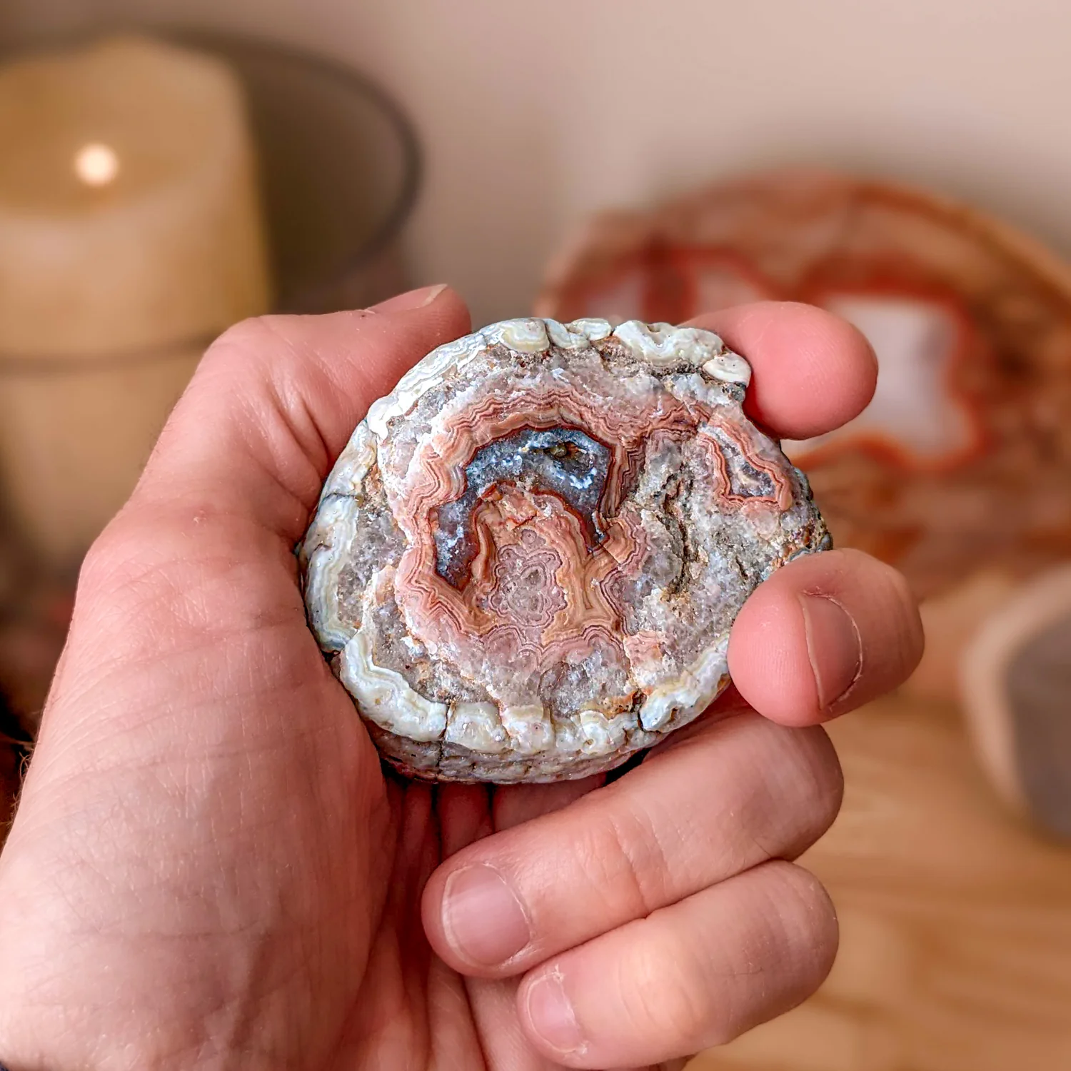 Rare, Gem-Quality Fairburn Agate - SOLD 2.50" Nodule - Image 5