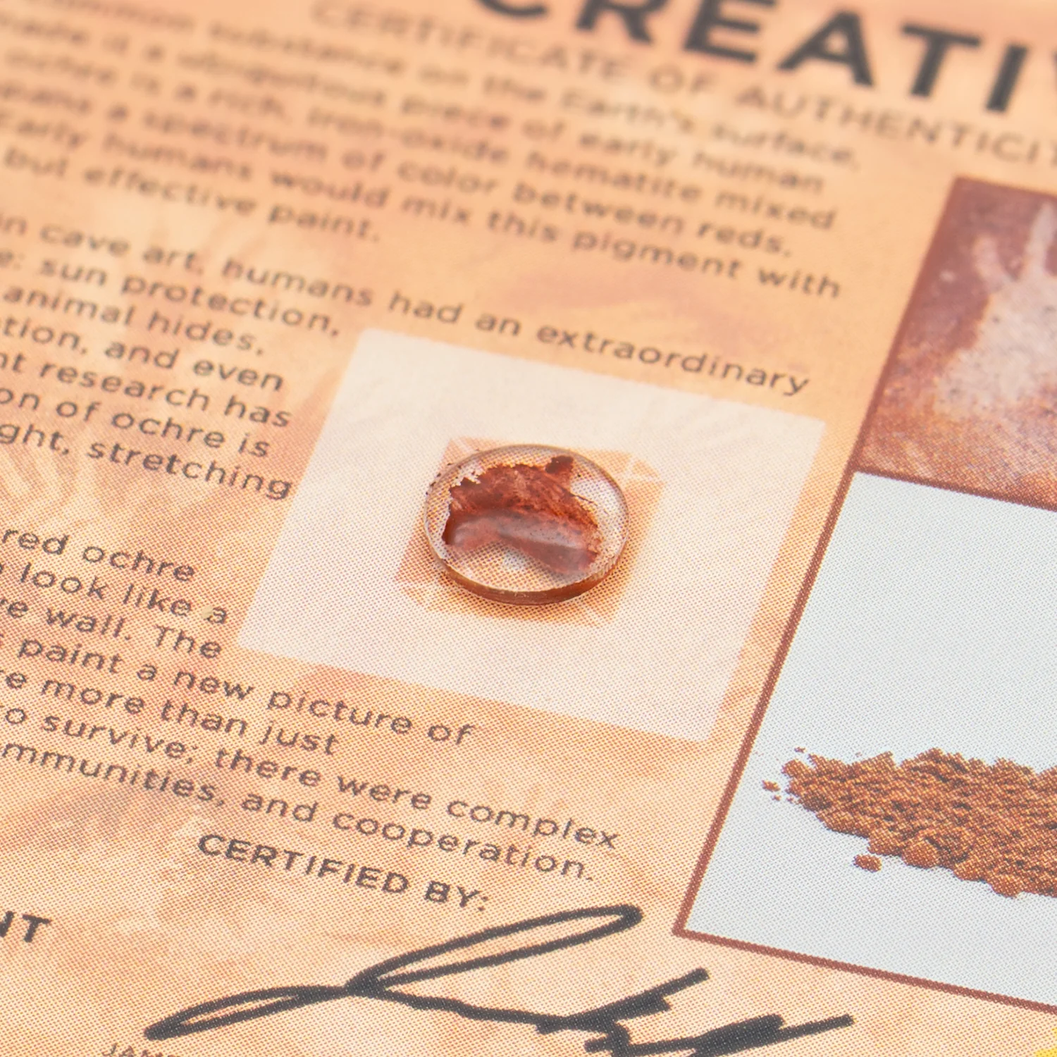 Red Ochre Dawn of Creativity - Card Display - Image 5