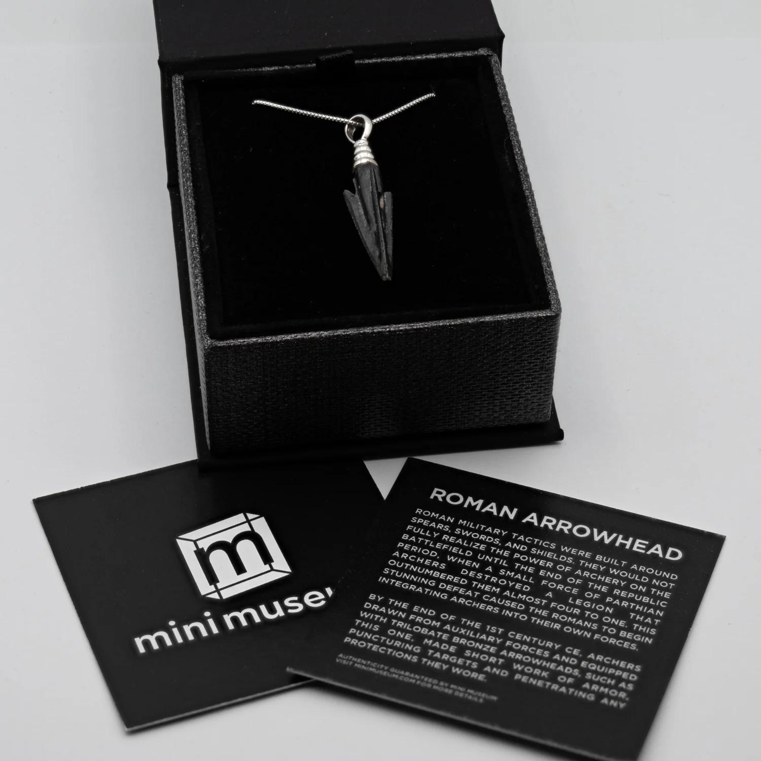 Roman Arrowhead Pendant Necklace - Image 3