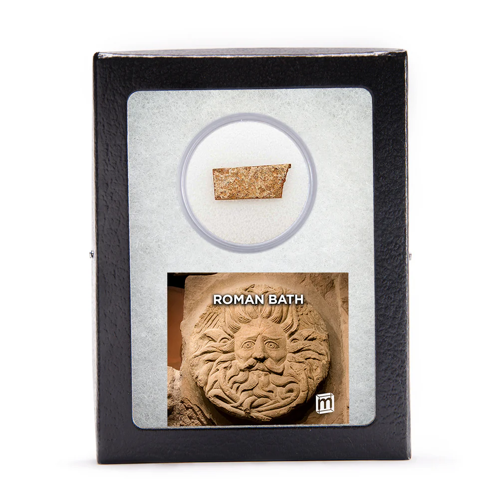 Roman Bath - Hypocaust Flue Brick Fragment - Image 2