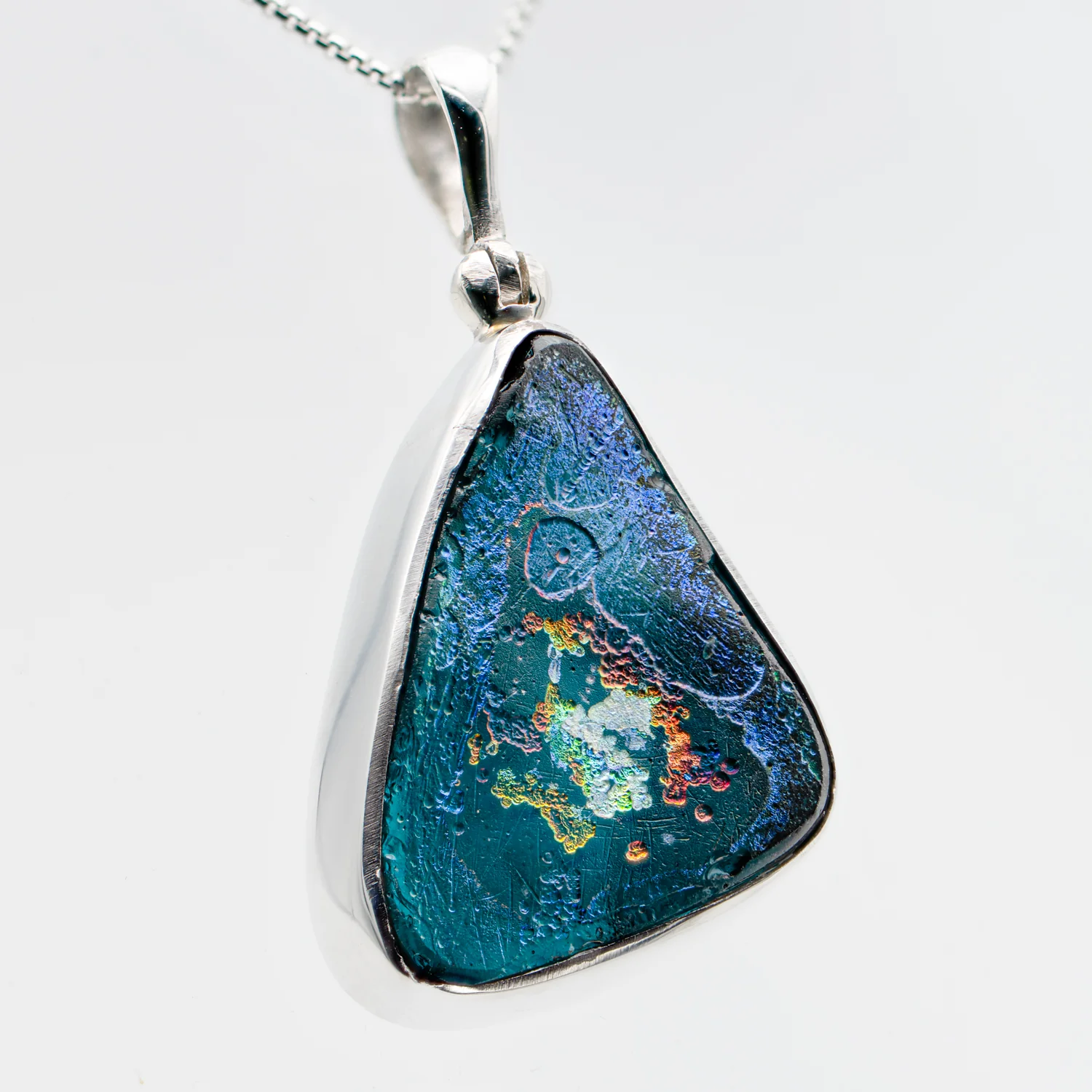 Roman Glass Pendant - 0.91" - Image 2