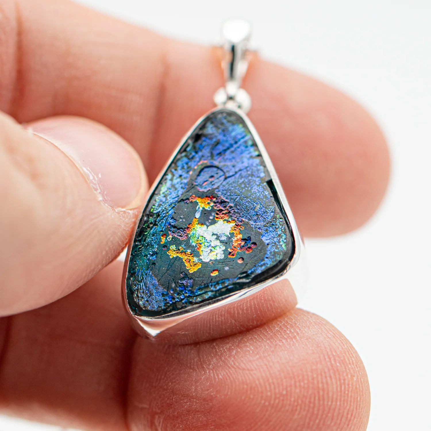Roman Glass Pendant - 0.91" - Image 3