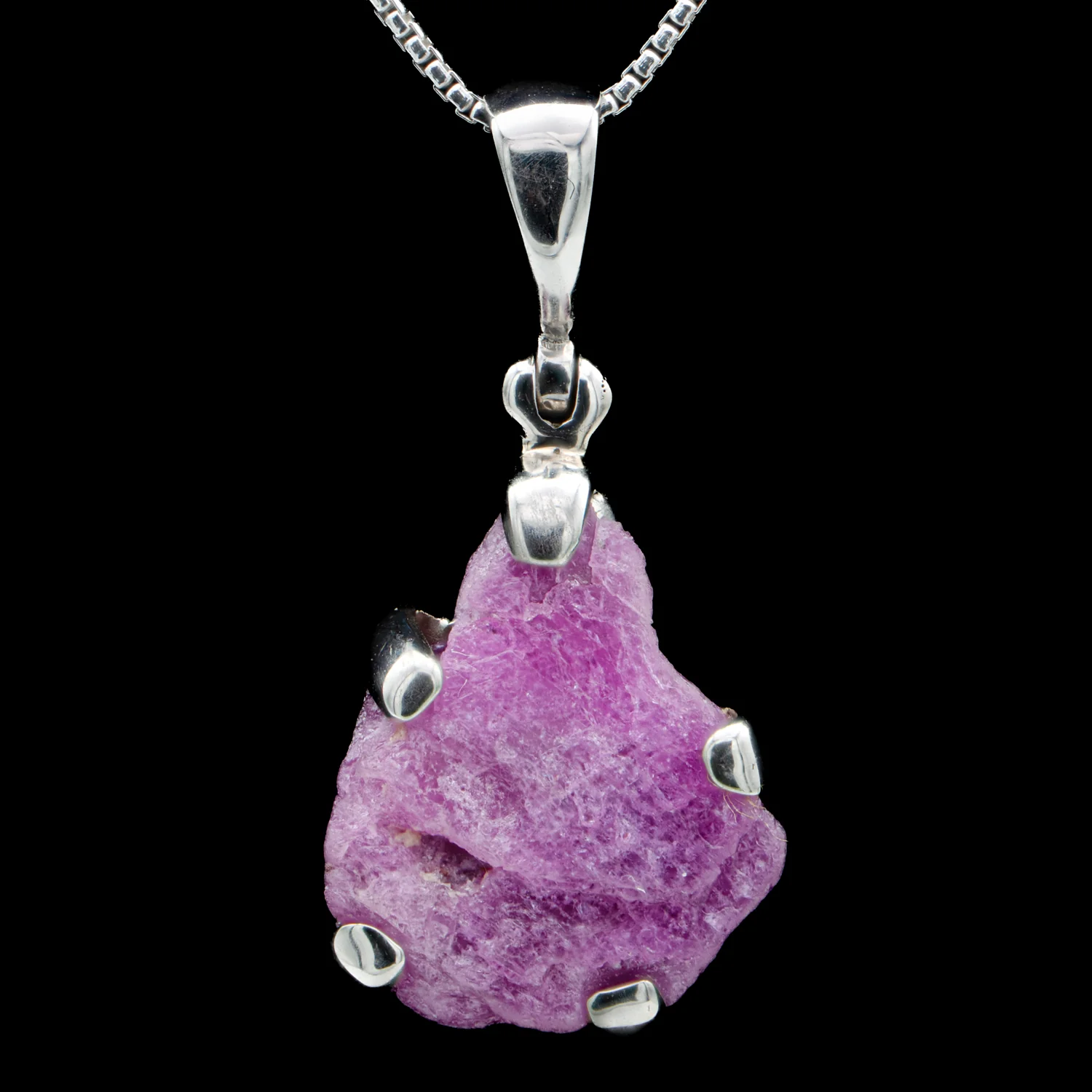 Rough Ruby Pendant - SOLD 0.61"