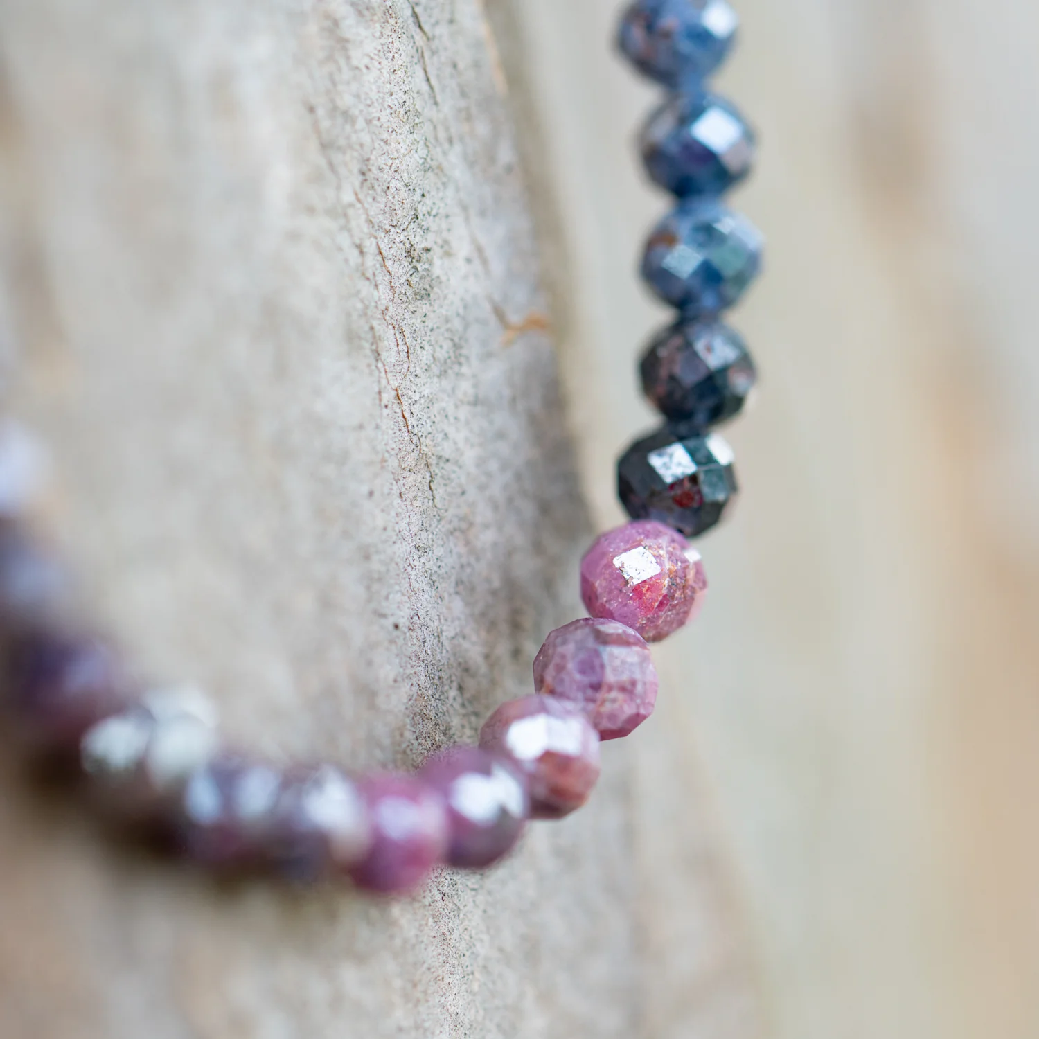 Rough Sapphire Choker Necklace - Image 5