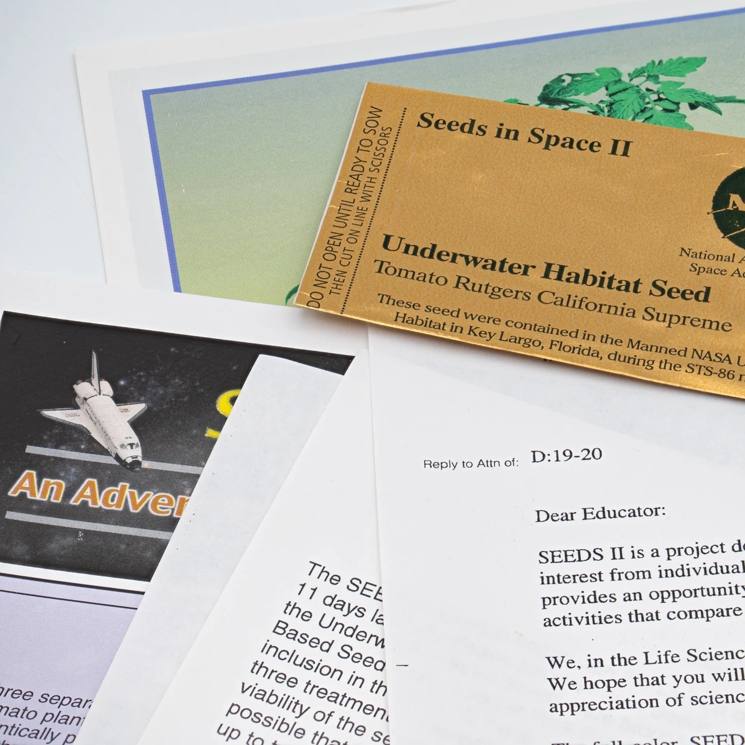 SEEDS II - NASA Space Exposed Seeds and Educational Kit - Image 4