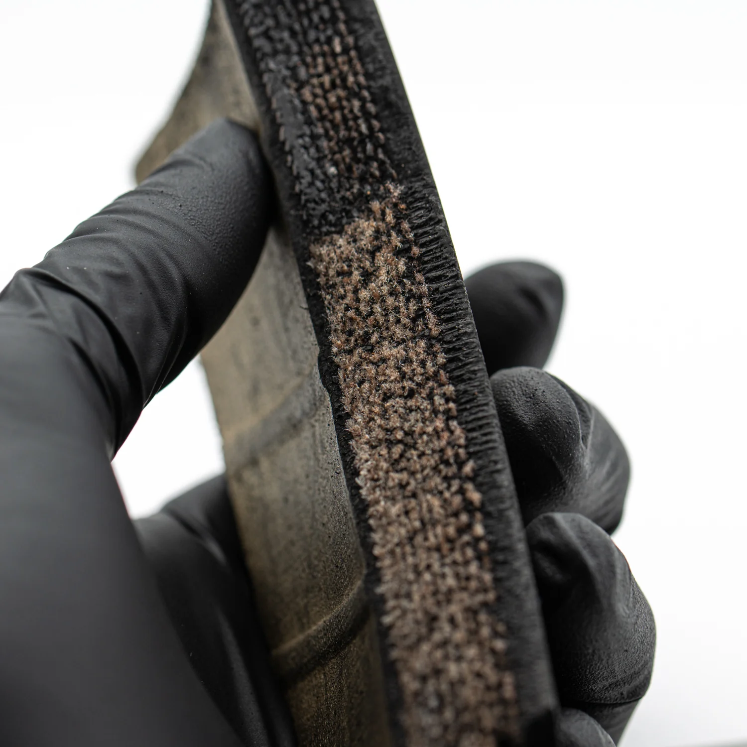 Space Shuttle Columbia - 4.421" Flown Nose Landing Gear Tire Section - Image 3