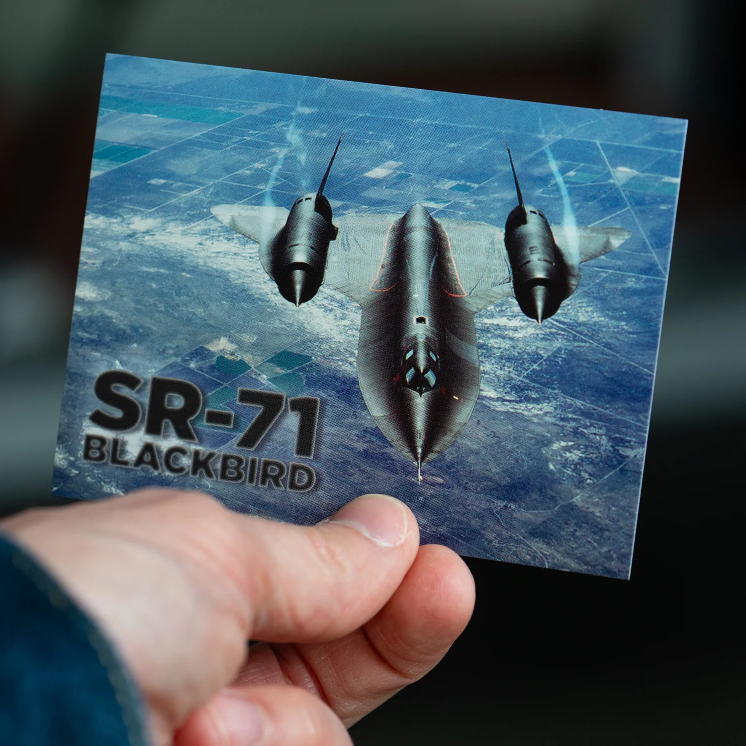 SR-71 Blackbird - Titanium Fragment - Display Card - Image 4