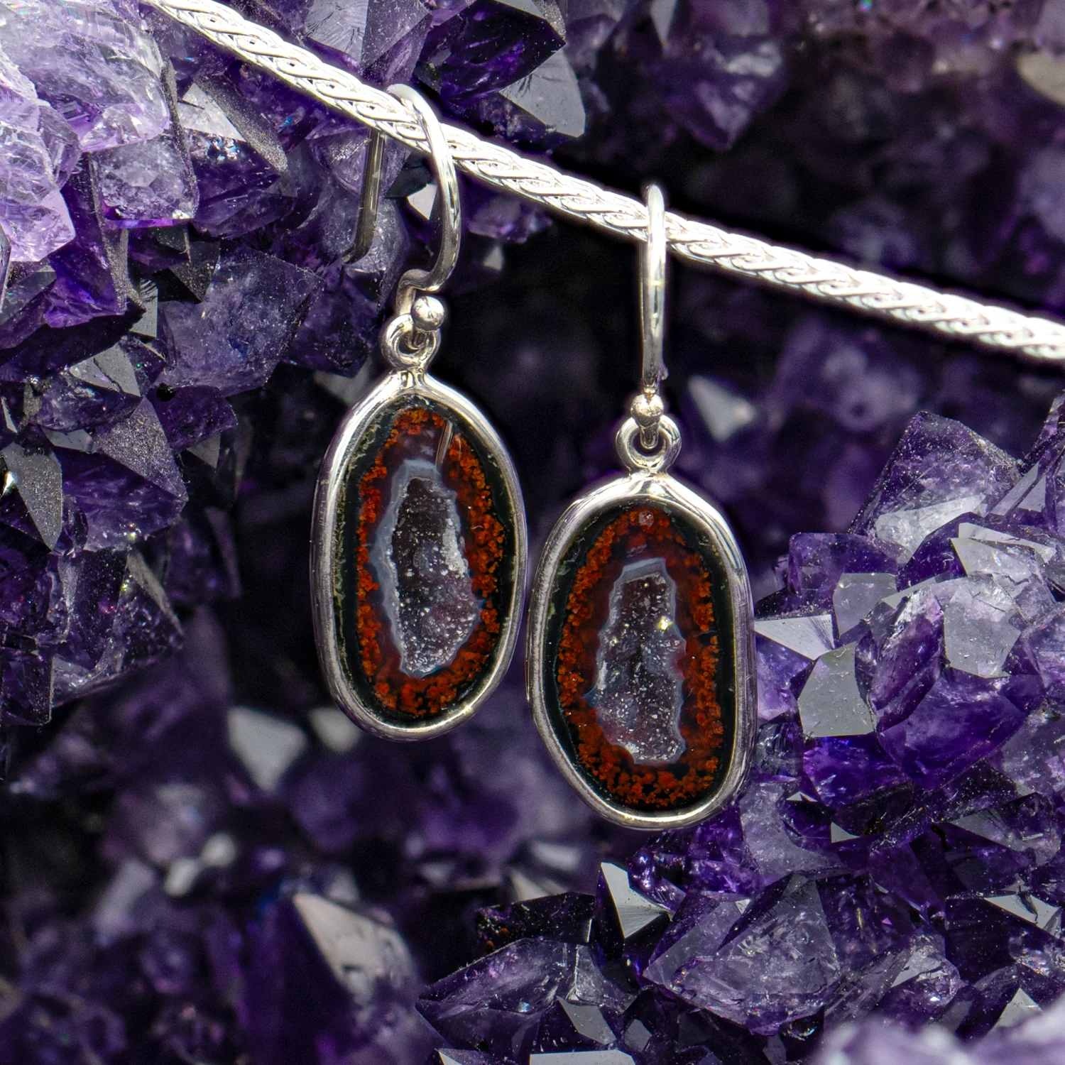 Tabasco Geode Earrings - Image 2