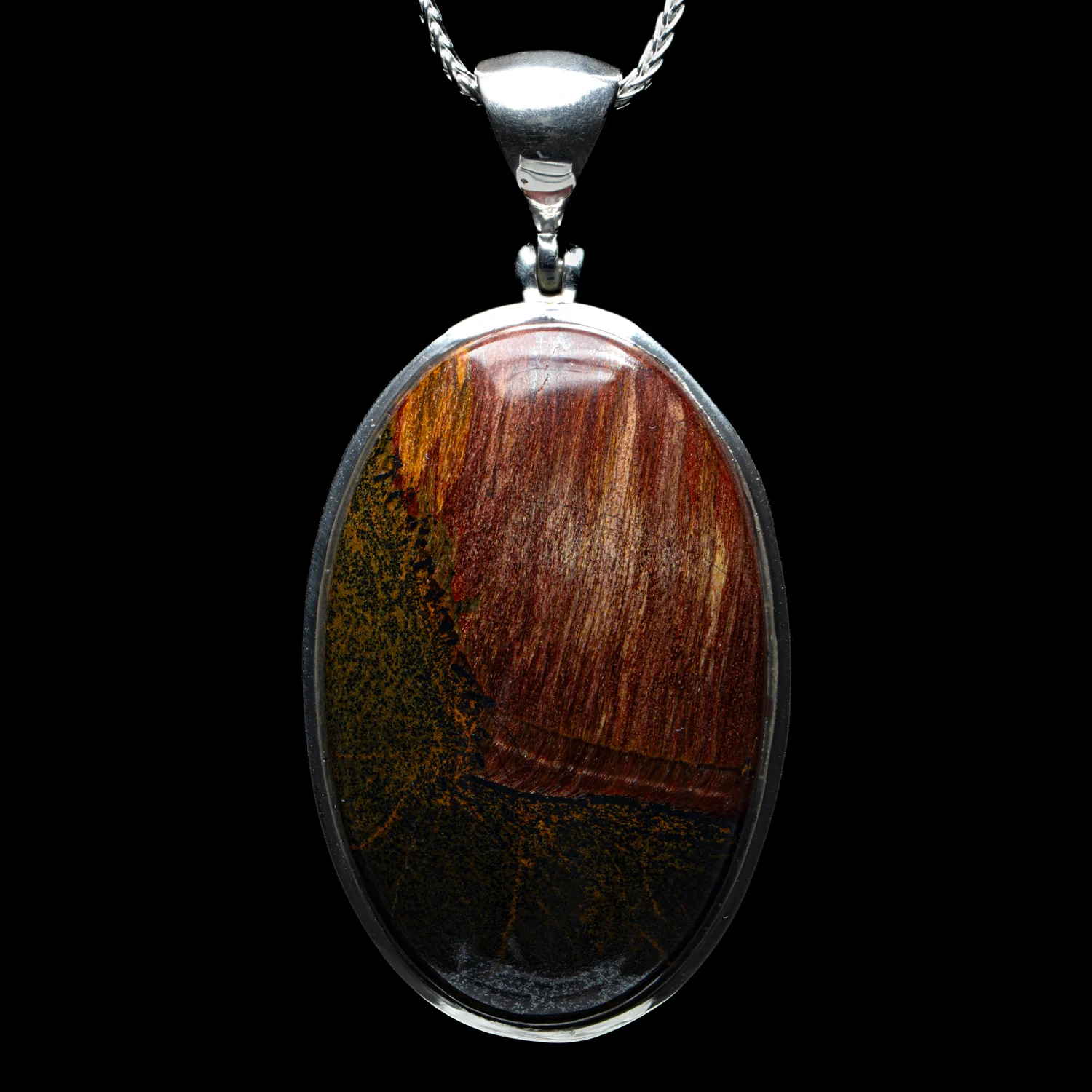 Tiger Iron Pendant - SOLD 1.44"