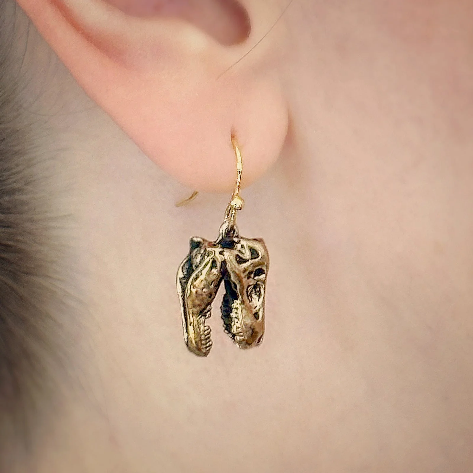 Tyrannosaurus Skull Earrings - Image 4
