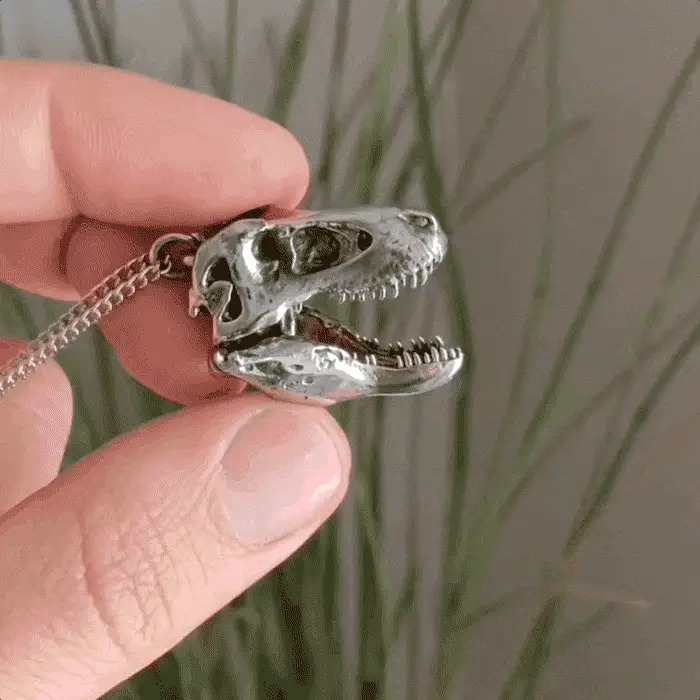 Tyrannosaurus Rex Skull Pendant - Image 9