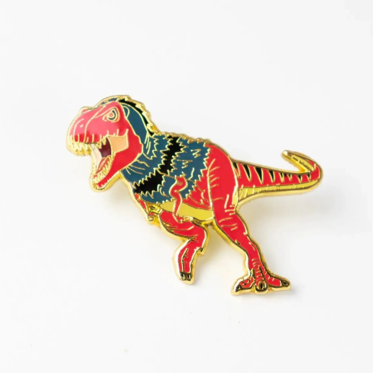 Tyrannosaurus Rex Pin with Feathers - Image 2