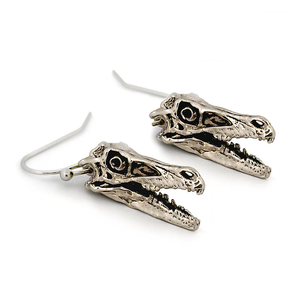 Velociraptor Skull Earrings - Image 2