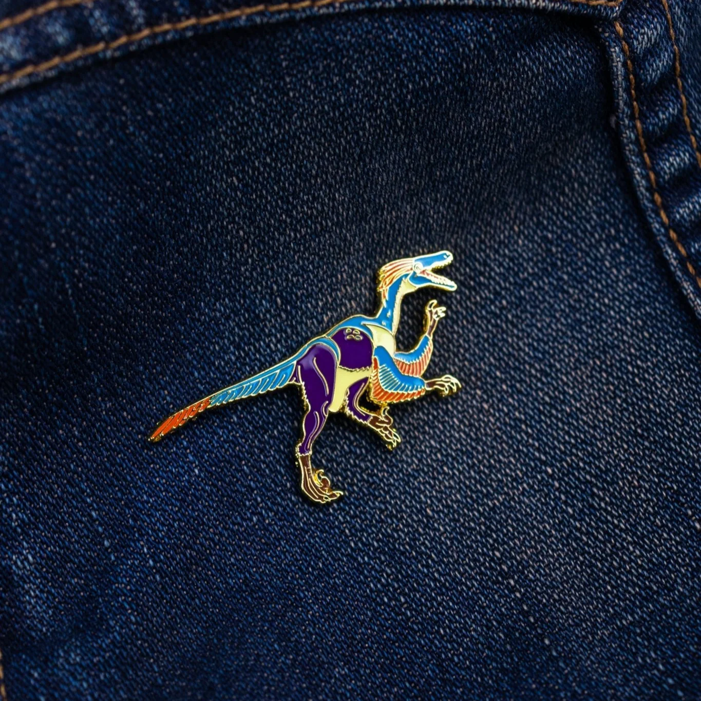 Velociraptor Pin - Image 3
