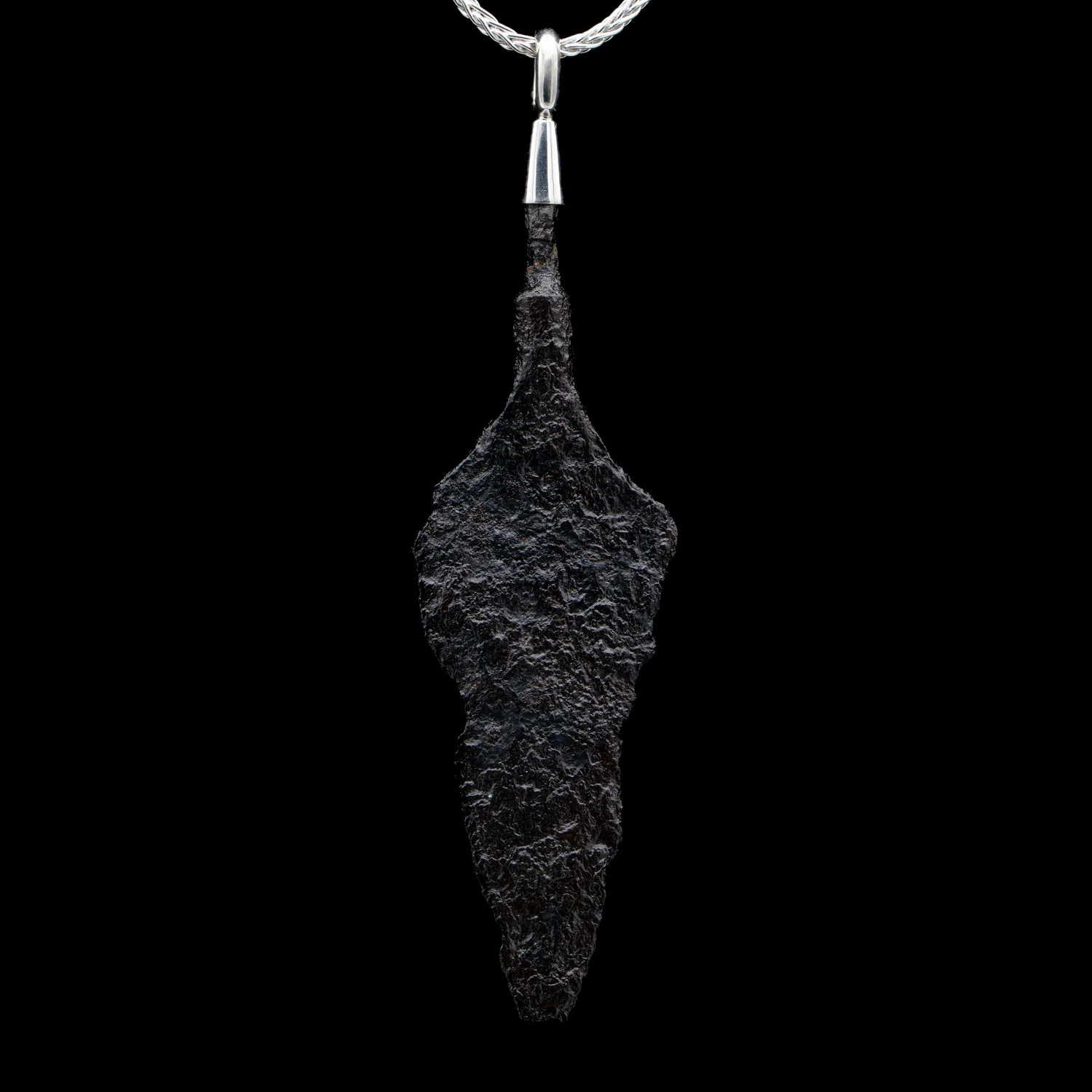 Viking Arrowhead Pendant Necklace - SOLD 3.504"