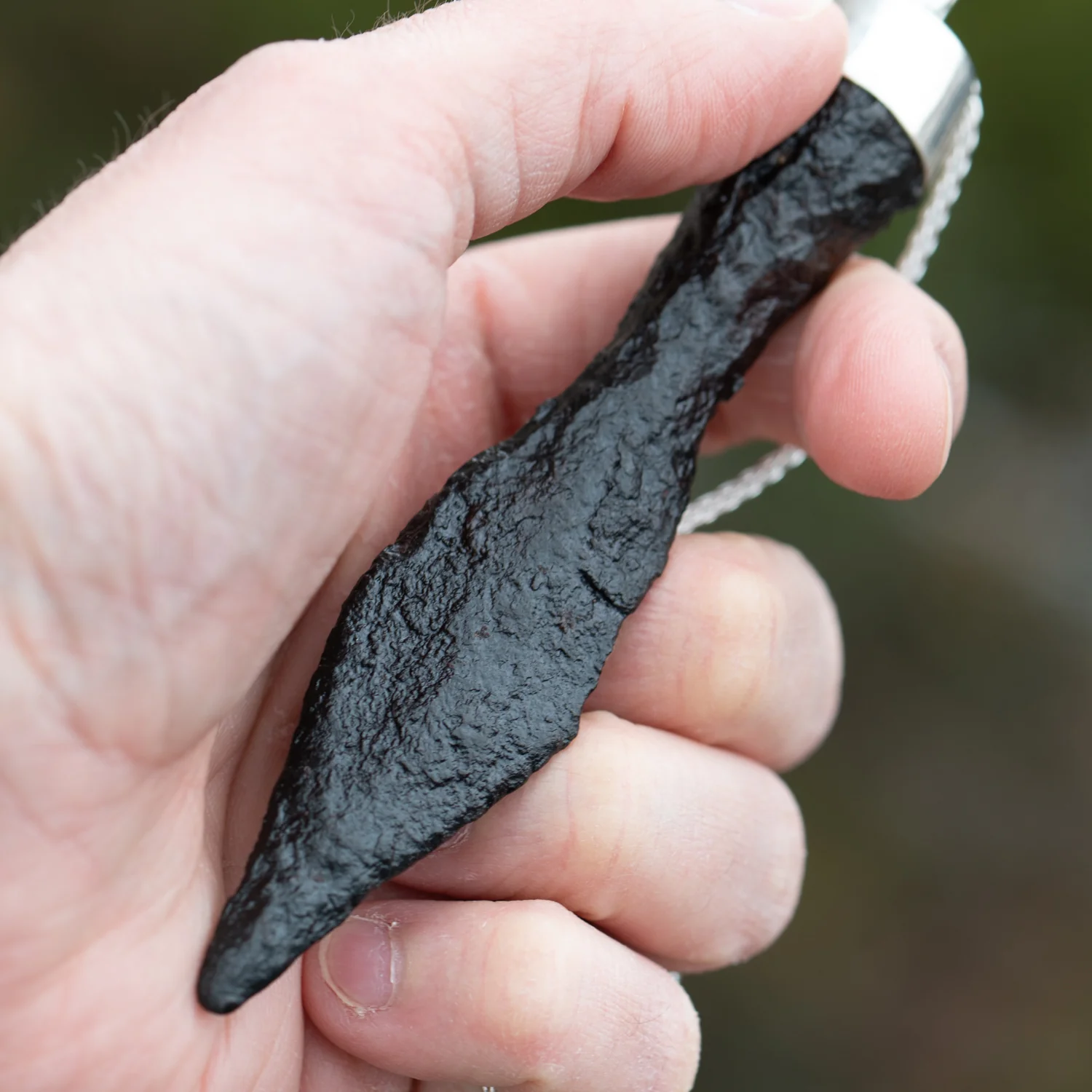 Viking Arrowhead Pendant Necklace - 4.495" - Image 2