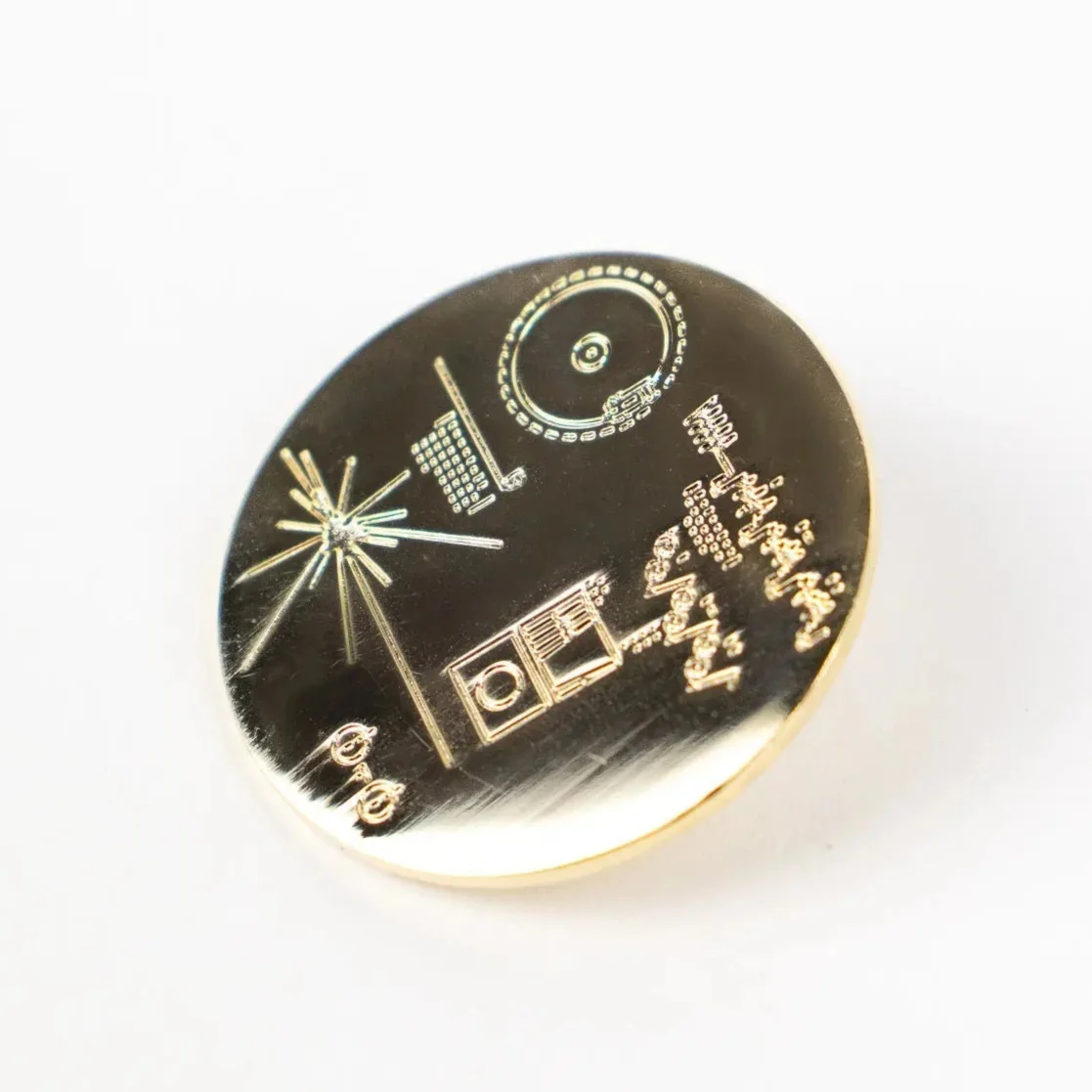 Voyager Golden Record Cover Pin - Image 3