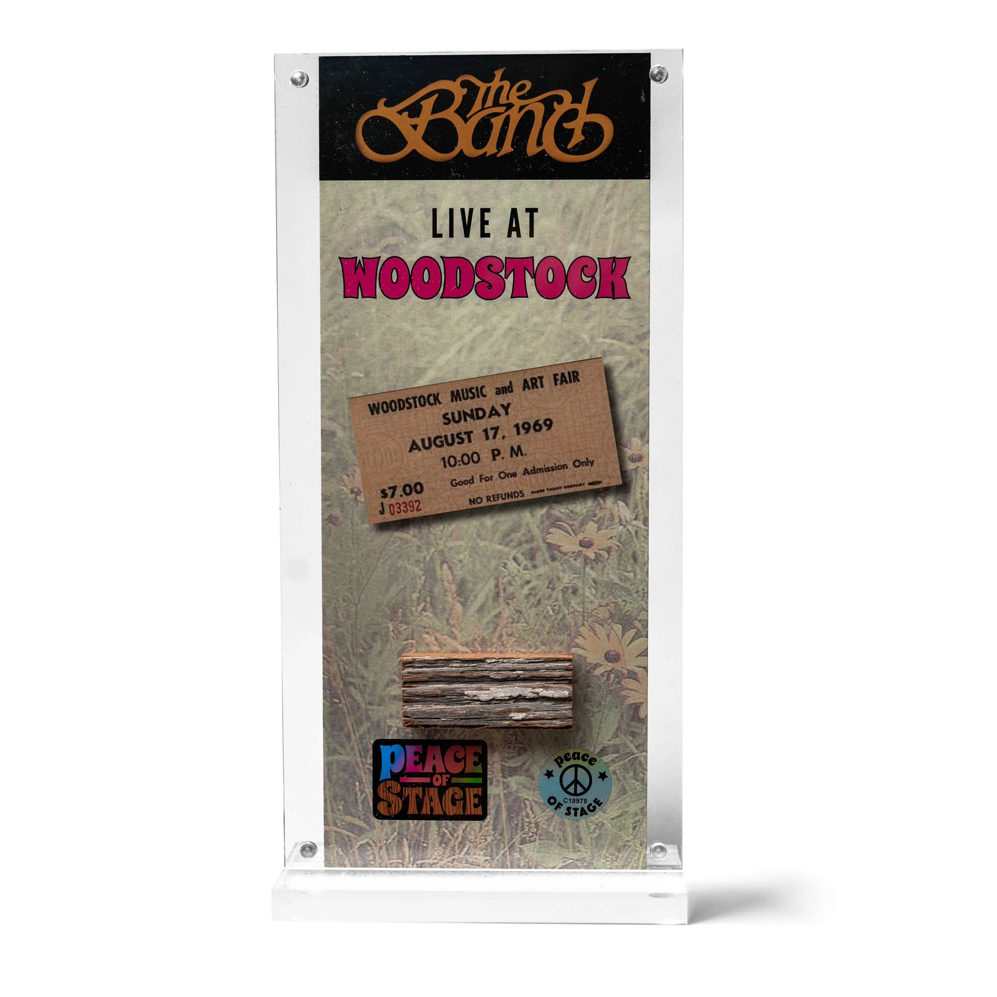 Woodstock Stage Artist Acrylic Frame - Image 10
