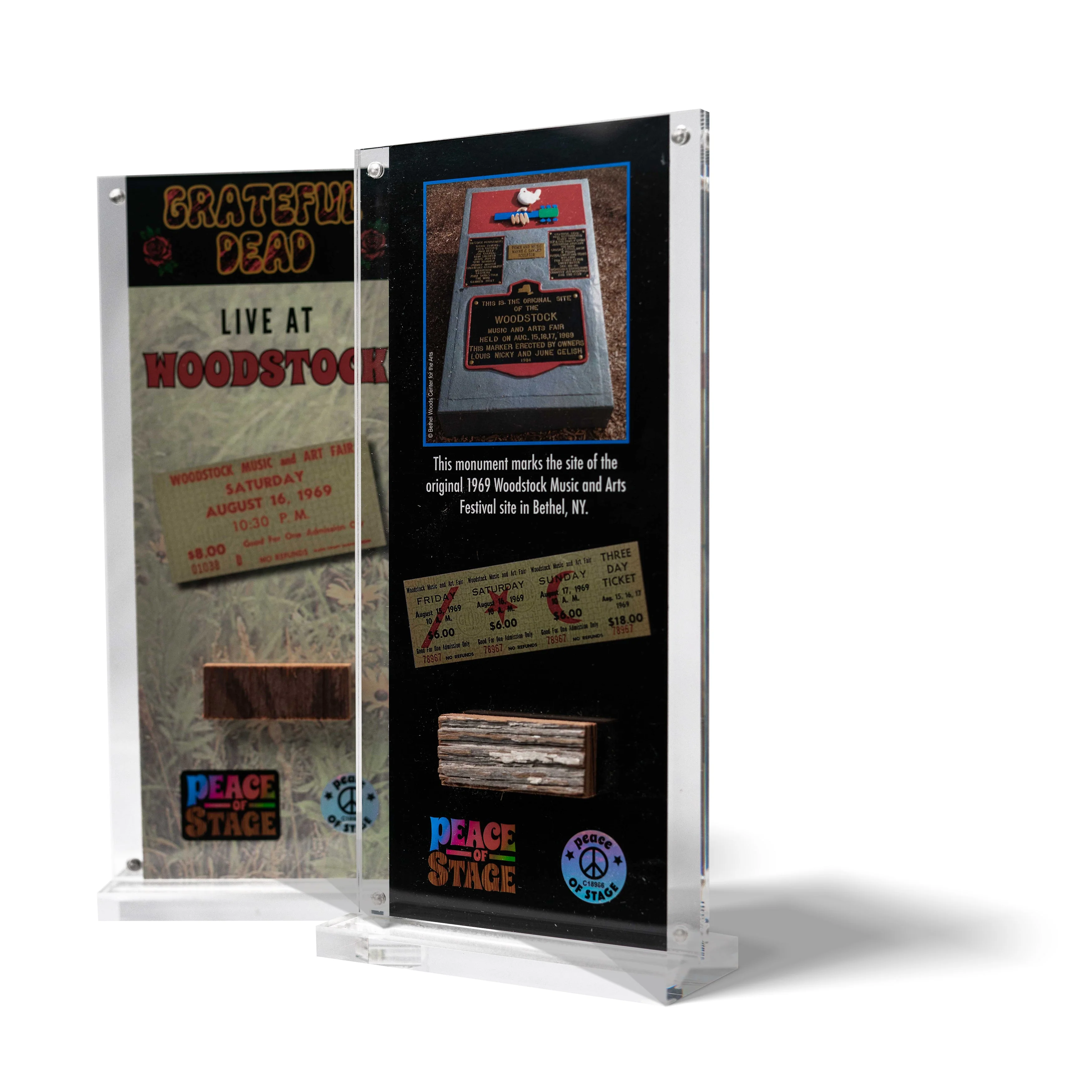 Woodstock Stage Artist Acrylic Frame - Image 2