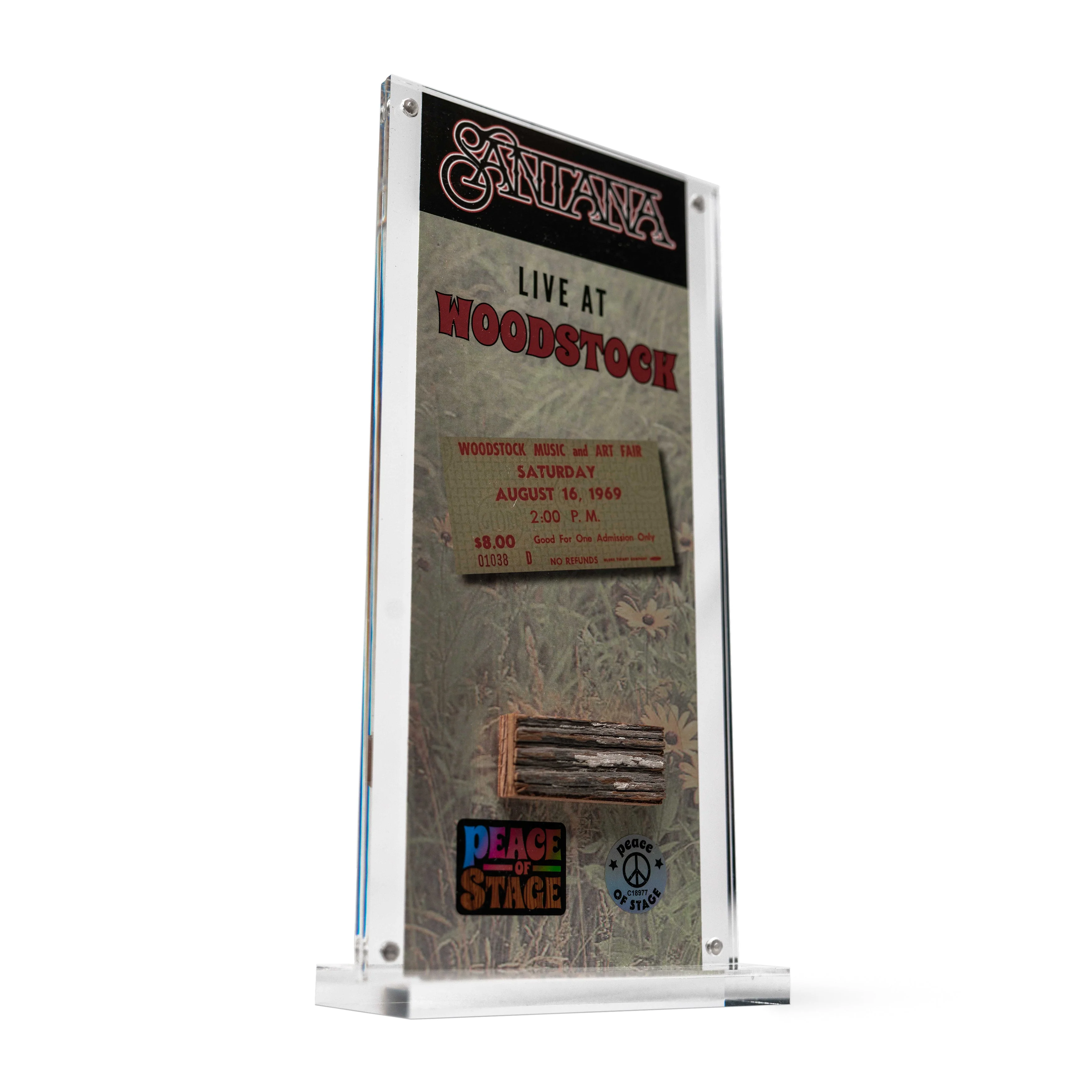 Woodstock Stage Artist Acrylic Frame - Image 3