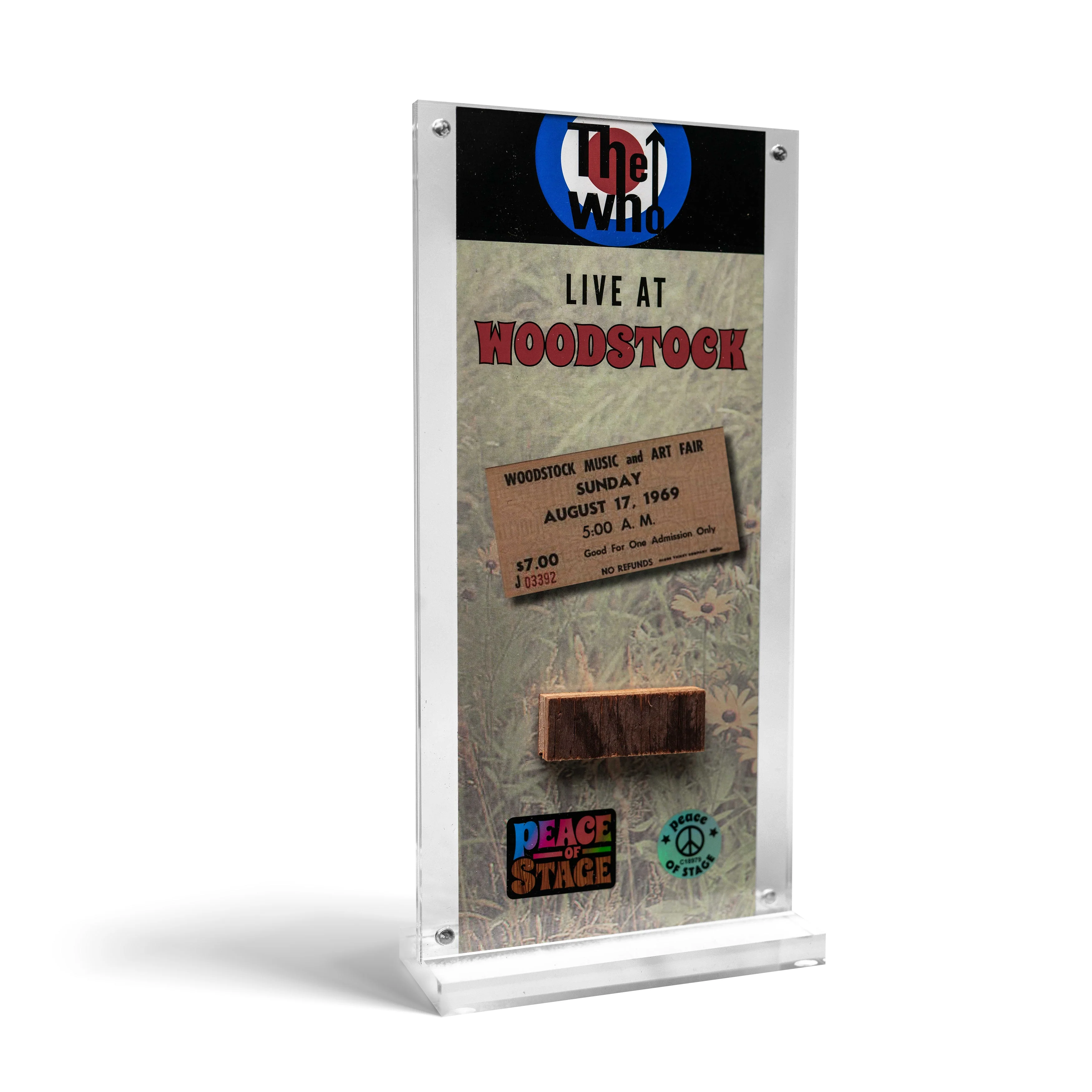Woodstock Stage Artist Acrylic Frame - Image 5