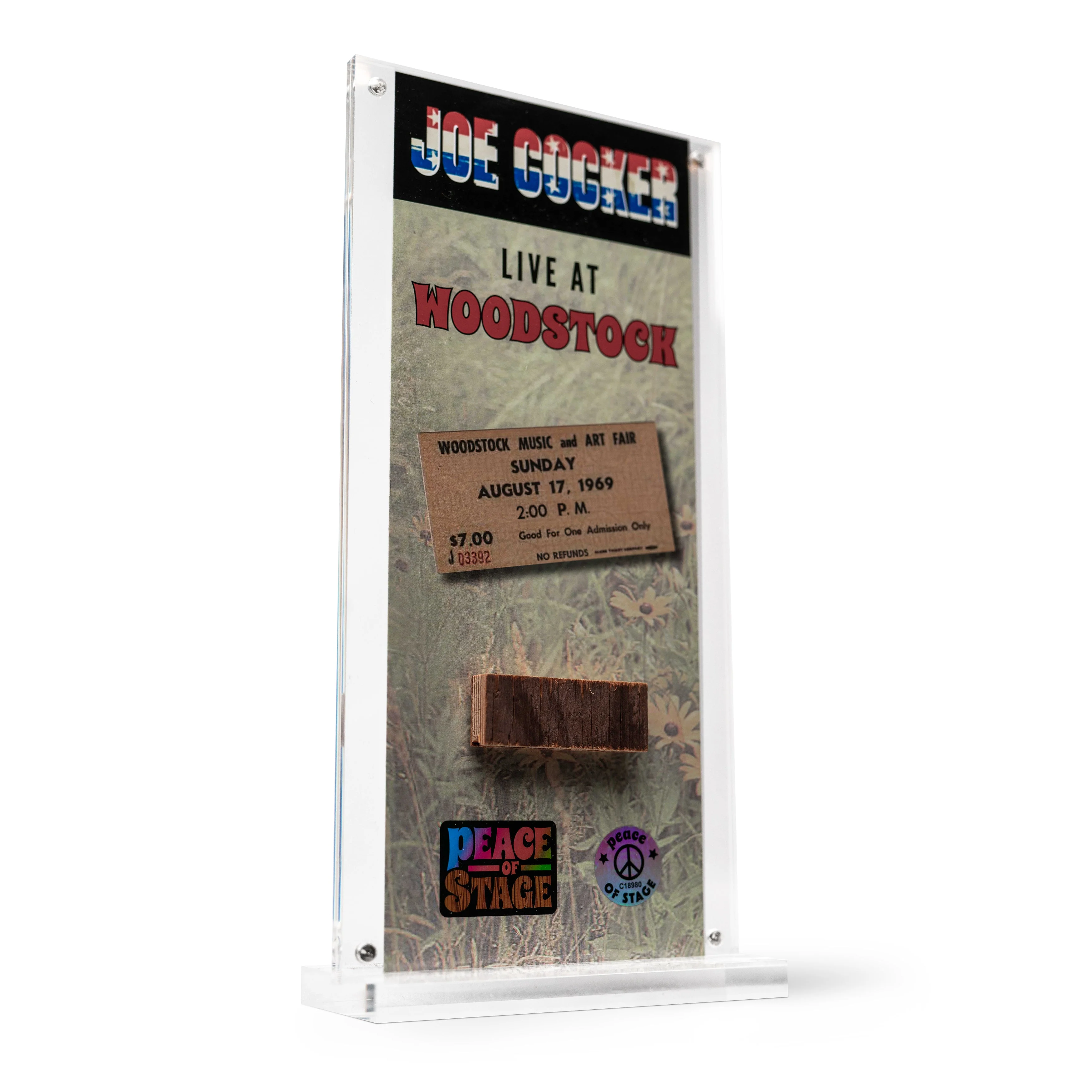 Woodstock Stage Artist Acrylic Frame - Image 6