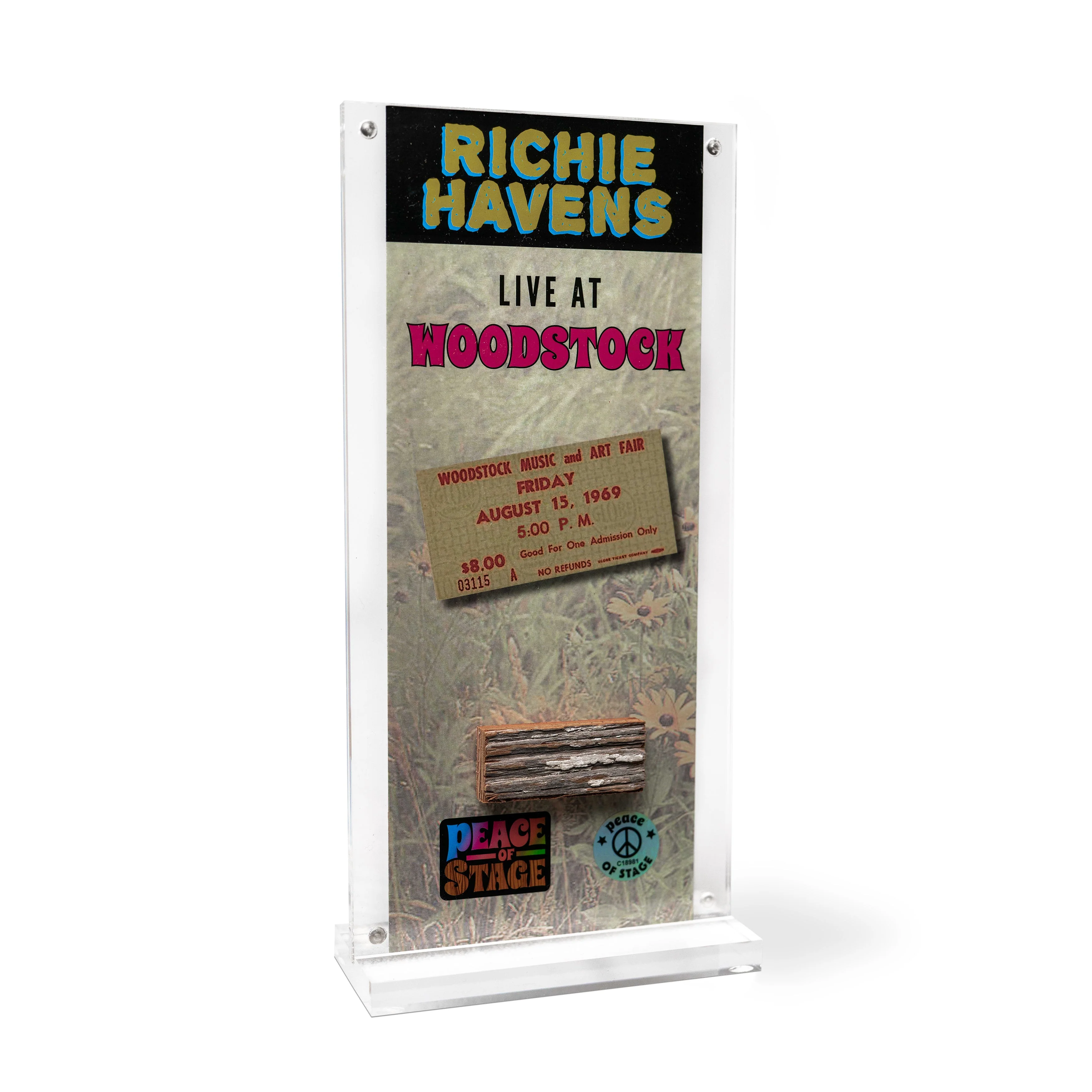 Woodstock Stage Artist Acrylic Frame - Image 7